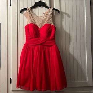 City Studio “Tomato Red” Be Festive Dress